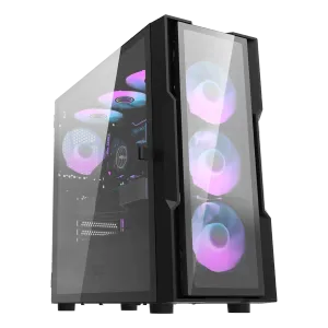 کیس کامپیوتر دارک فلش مدل DarkFlash DK431 Glass
