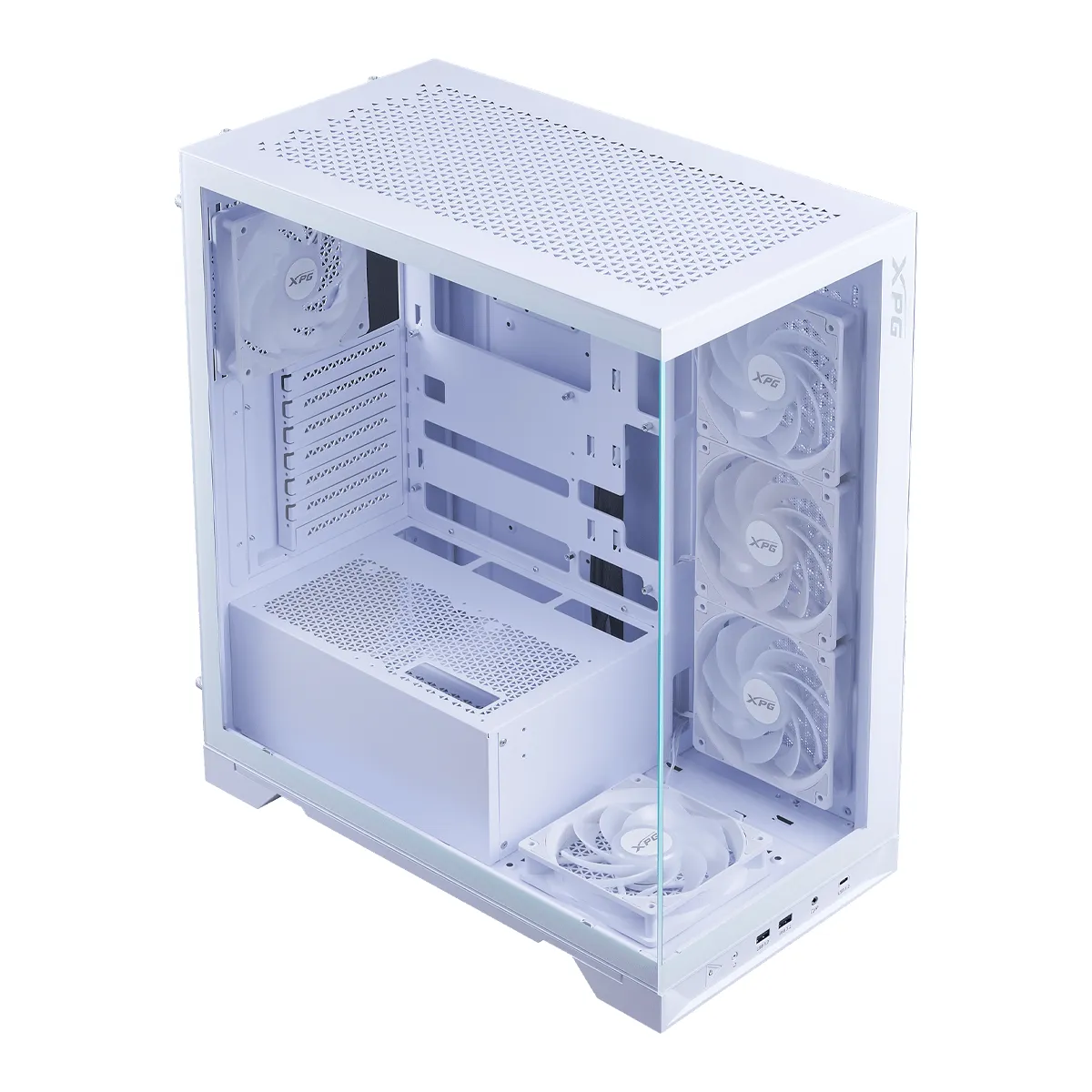 کیس کامپیوتر ایکس پی جی مدل XPG INVADER X BTF WHITE