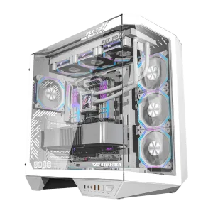 کیس کامپیوتر دارک فلش مدل DarkFlash DY470 White