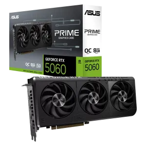کارت گرافیک ایسوس مدل ASUS PRIME GeForce RTX 5060 8GB GDDR7 OC Edition