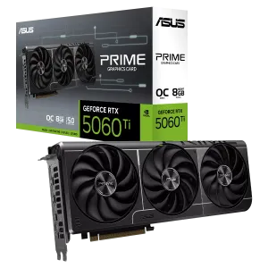 کارت گرافیک ایسوس مدل ASUS PRIME GeForce RTX 5060 Ti 8GB GDDR7 OC Edition