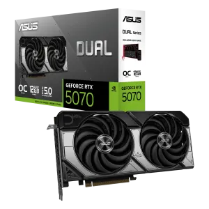 کارت گرافیک ایسوس مدل ASUS Dual GeForce RTX 5070 12GB GDDR7 OC Edition