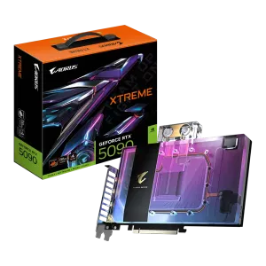 کارت گرافیک گیگابایت مدل GIGABYTE AORUS GeForce RTX 5090 XTREME WATERFORCE WB 32G