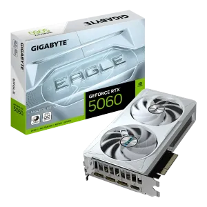 کارت گرافیک گیگابایت مدل GIGABYTE GeForce RTX 5060 EAGLE OC ICE 8G