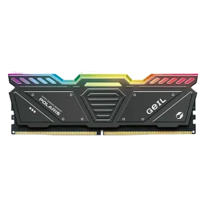 حافظه رم دسکتاپ گیل مدل Geil Polaris RGB 16GB DDR5 4800Mhz CL38 (فروش فقط با سیستم کامل)