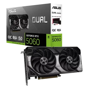 کارت گرافیک ایسوس مدل ASUS Dual GeForce RTX 5060 8GB GDDR7 OC Edition