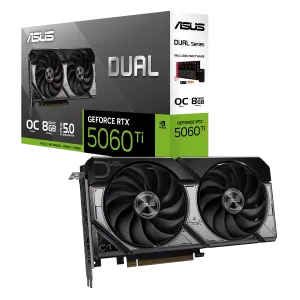 کارت گرافیک ایسوس مدل ASUS Dual GeForce RTX 5060 Ti 8GB GDDR7 OC Edition