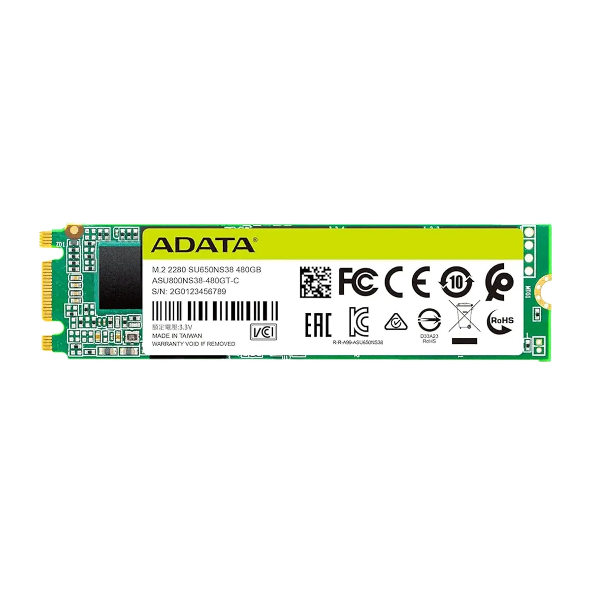 حافظه SSD ای دیتا مدل ADATA SU650 Ultimate M.2 2280 480GB