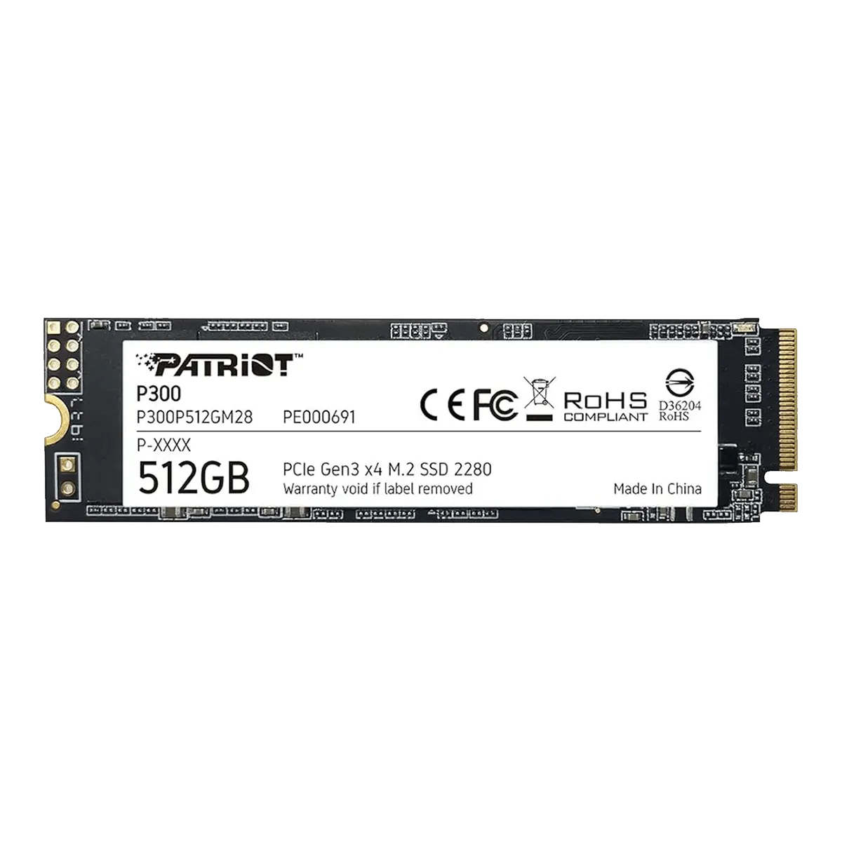 حافظه SSD پاتریوت مدل Patriot P300 M.2 2280 512GB NVMe