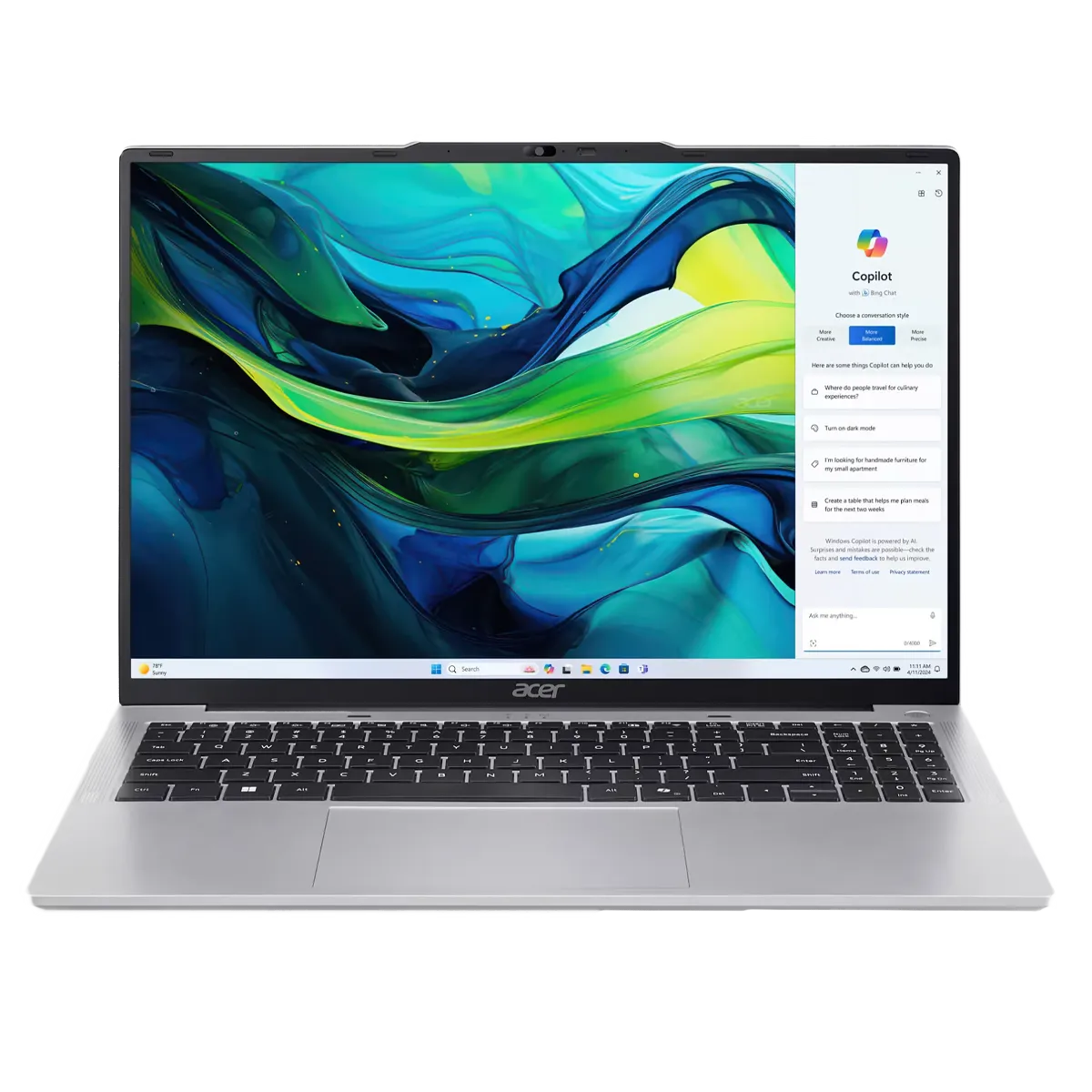 لپ تاپ ایسر مدل acer Aspire Lite AL16 i5(1334U) 16GB 512SSD Intel
