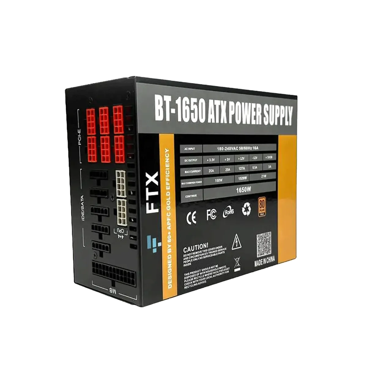 منبع تغذیه اف تی ایکس مدل FTX 1650W