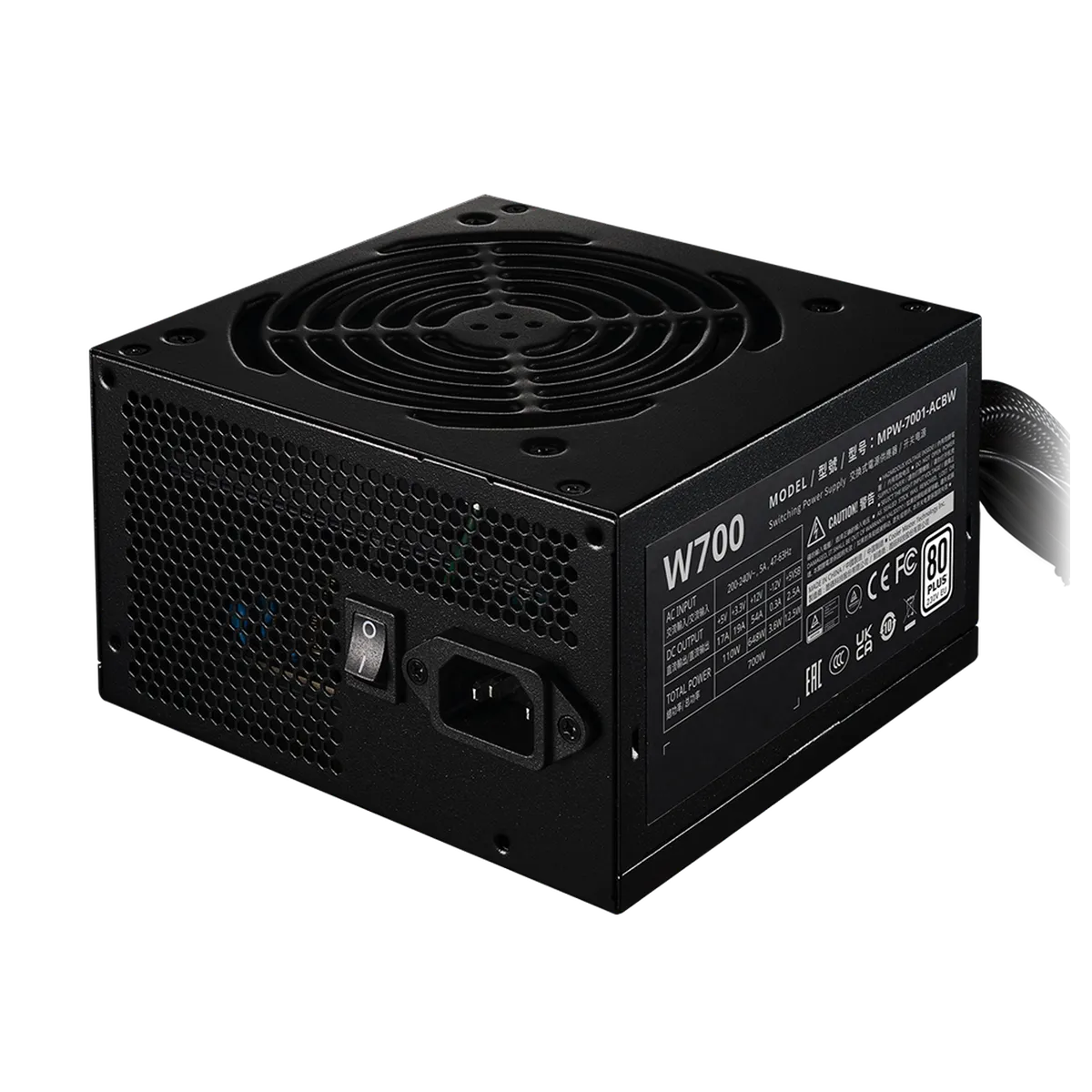 منبع تغذیه کولر مستر مدل Cooler Master ELITE NEX White W700 230V