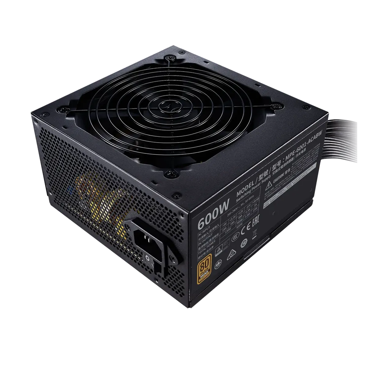منبع تغذیه کولر مستر مدل Cooler Master MWE 600 BRONZE - V2 230V