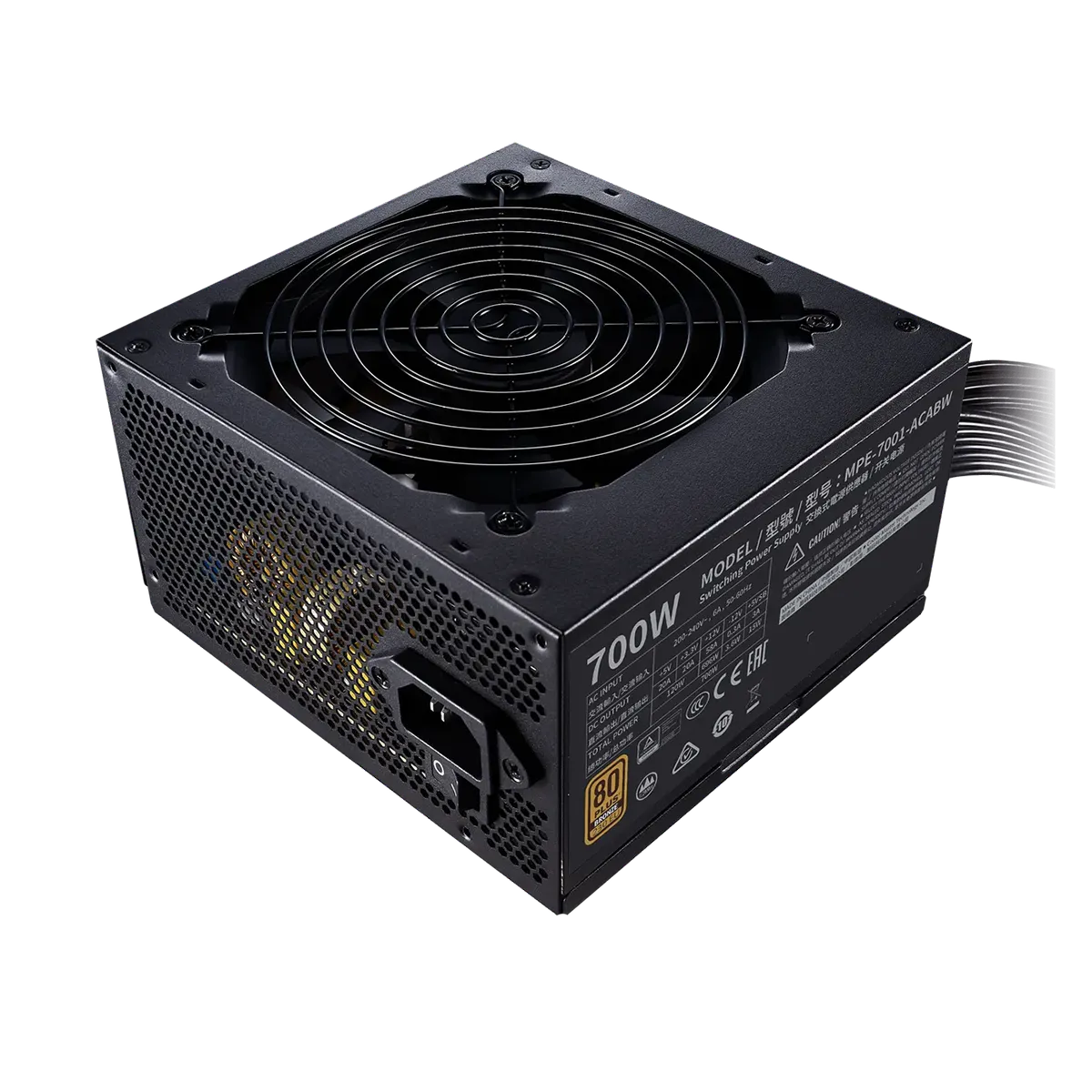 منبع تغذیه کولر مستر مدل Cooler Master MWE 700 Bronze - V2 230V