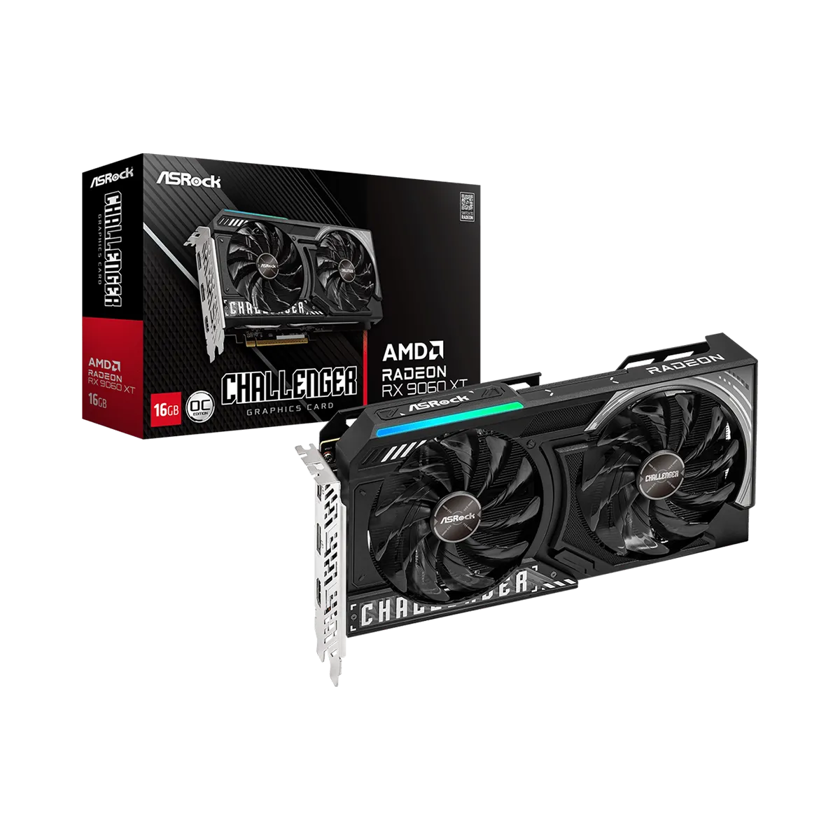 کارت گرافیک ازراک مدل ASRock Radeon RX 9060 XT Challenger 16GB OC