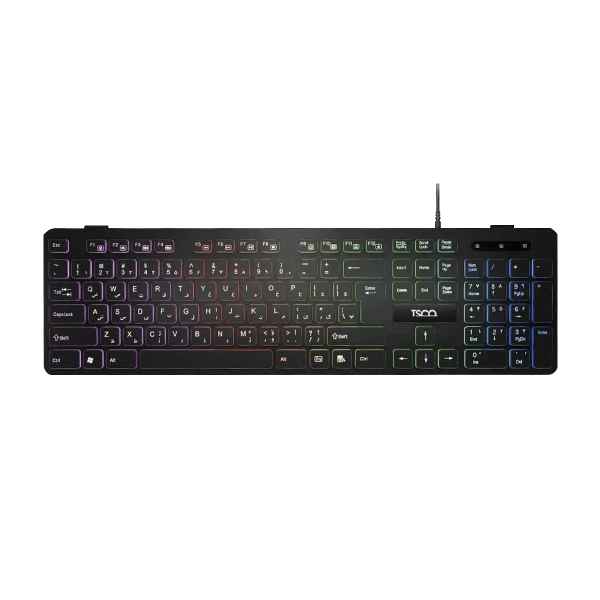 کیبورد با سیم تسکو مدل TSCO TK 8049