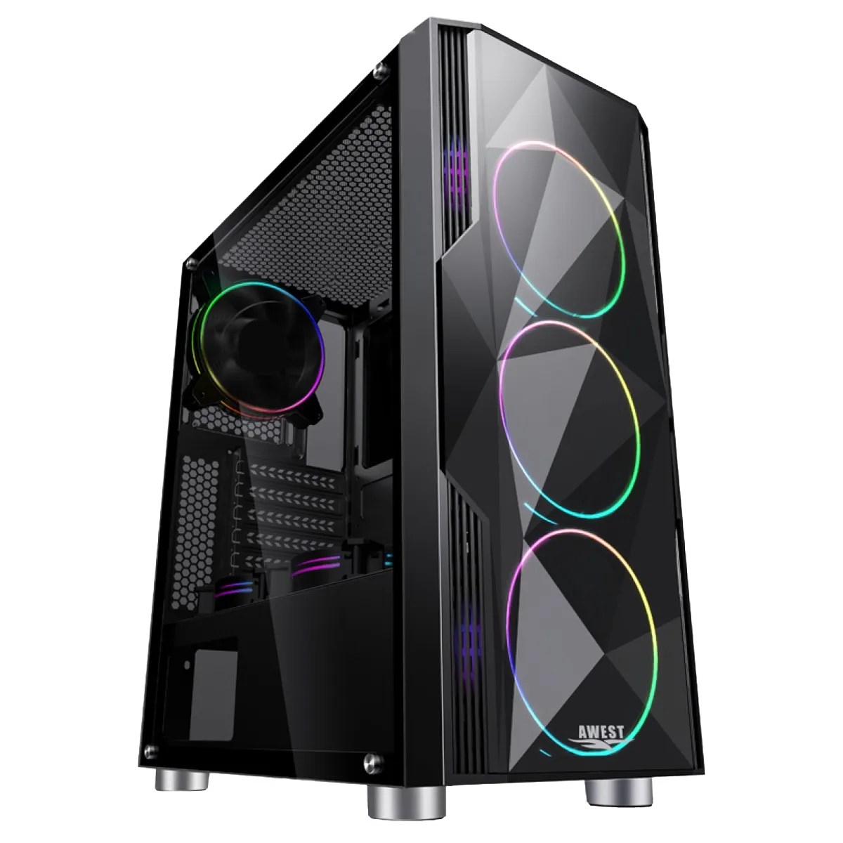 کیس کامپیوتر اوست مدل AWEST AV02-BG