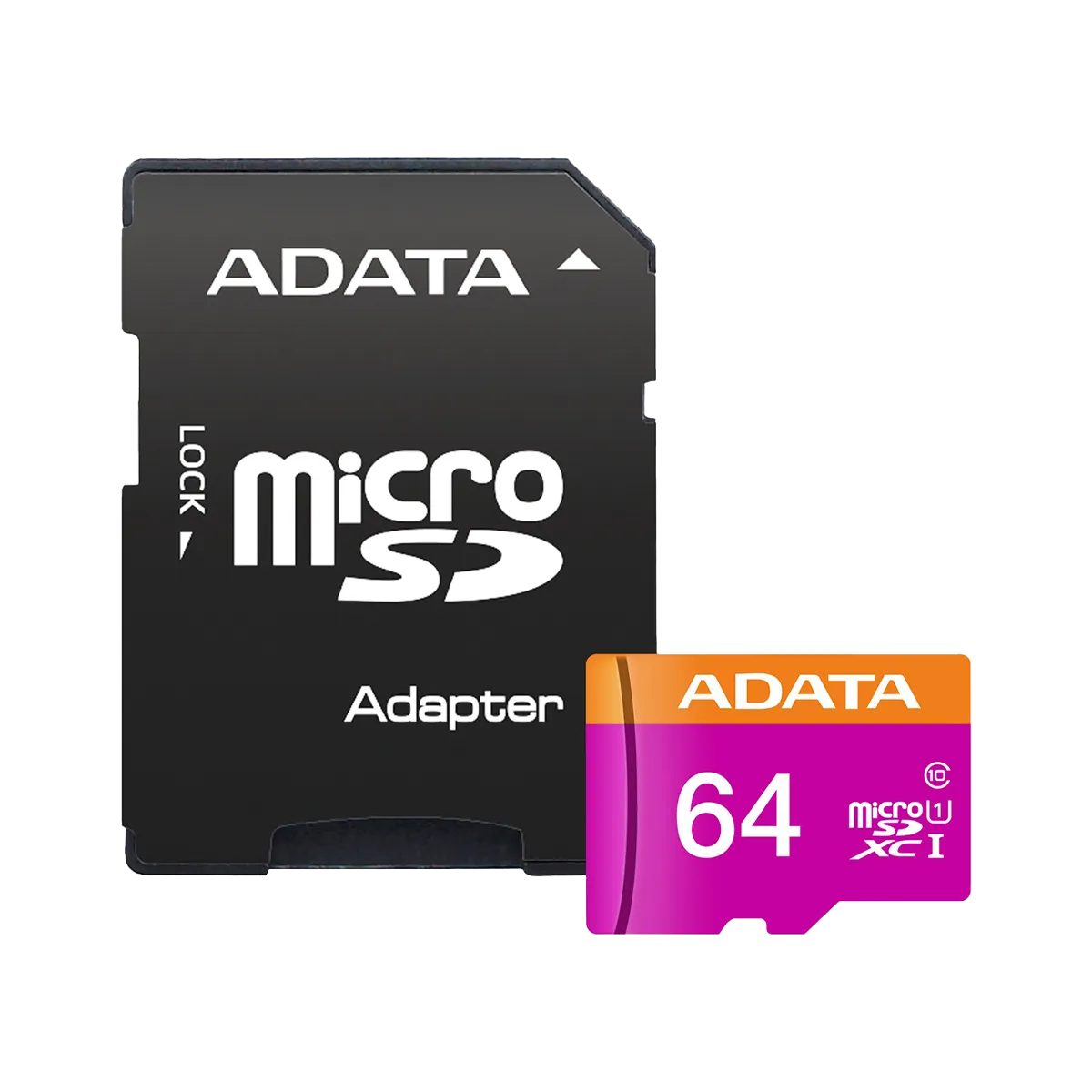 کارت حافظه ای دیتا مدل ADATA Premier MicroSDXC Card UHS-I Class 10 64GB 80MB/s