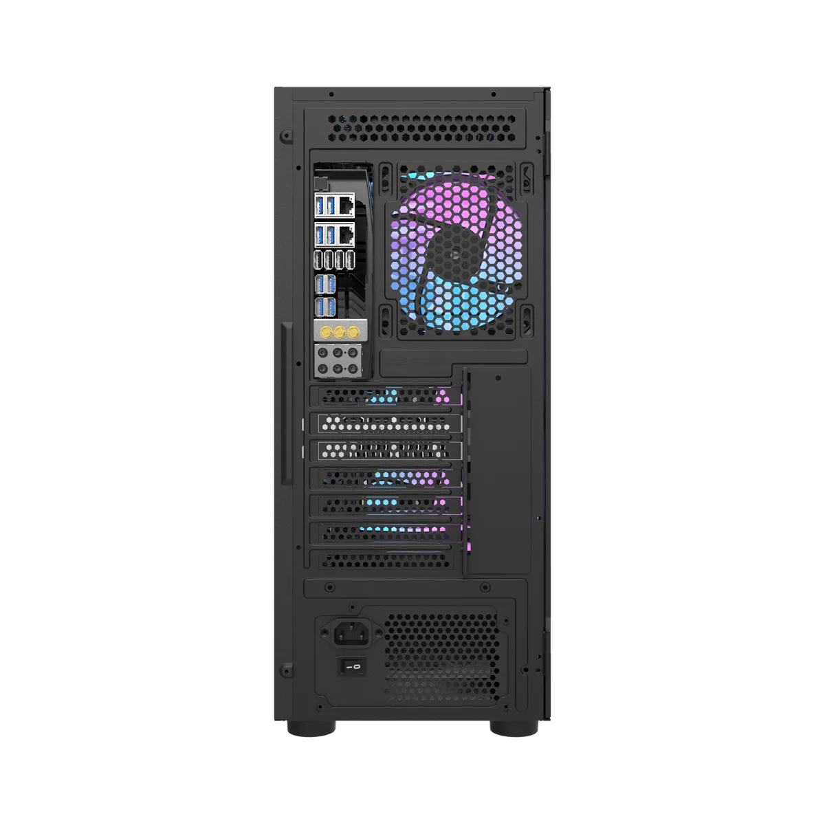 کیس کامپیوتر دارک فلش مدل DarkFlash DK431 Glass