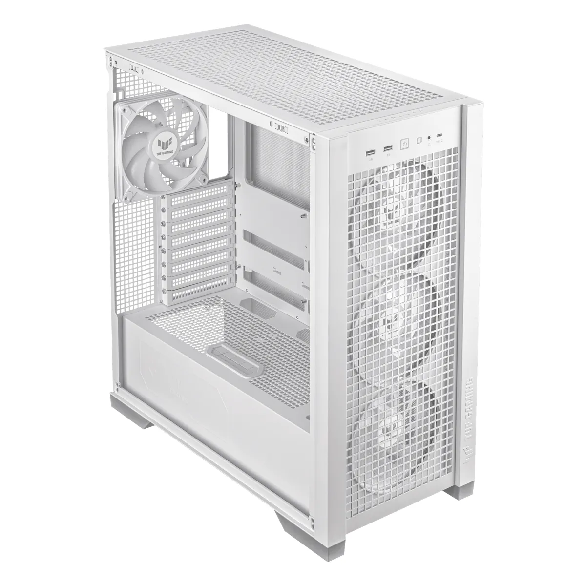 کیس کامپیوتر ایسوس مدل ASUS TUF Gaming GT302 ARGB WHITE