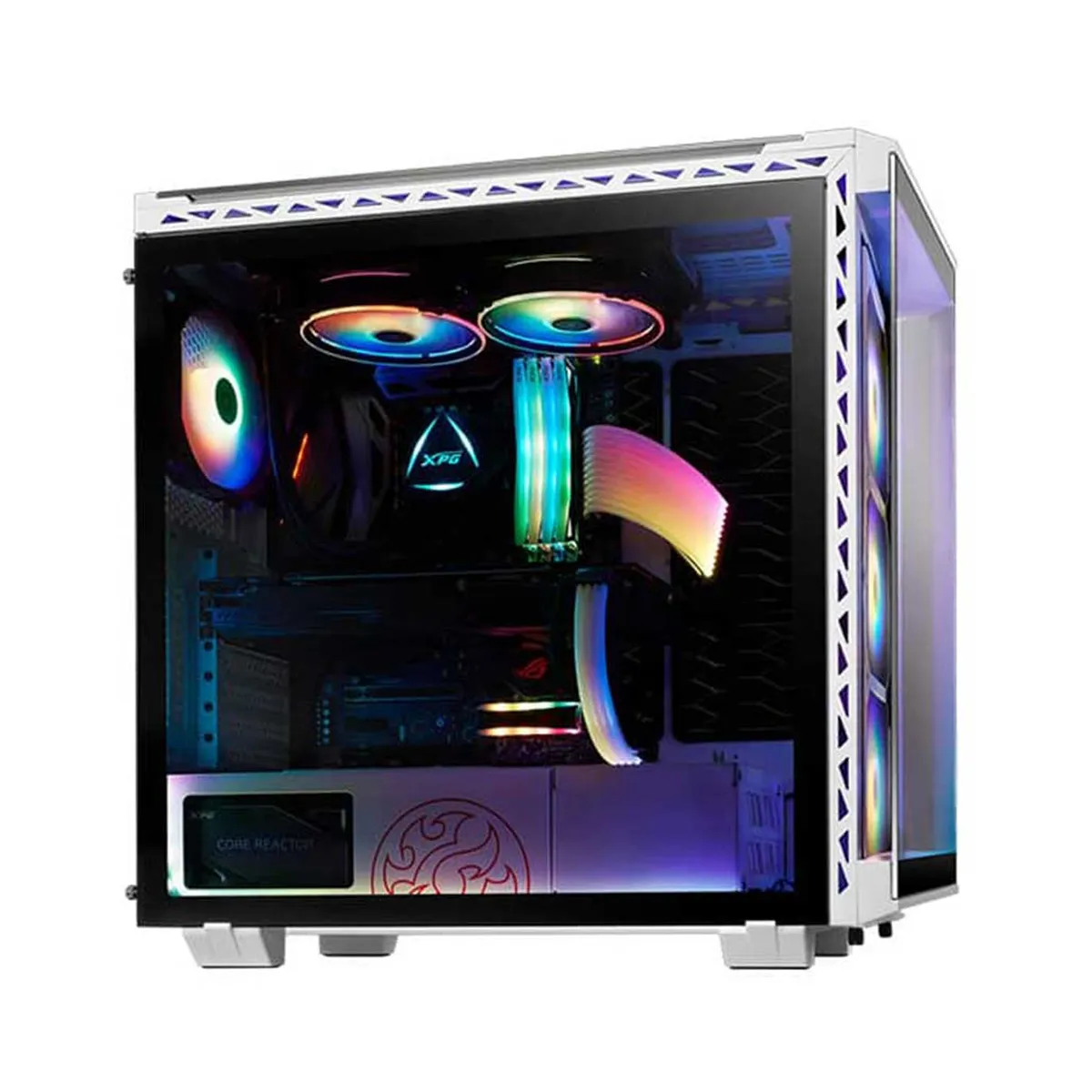 کیس کامپیوتر ایکس پی جی مدل XPG BATTLECRUISER WHITE