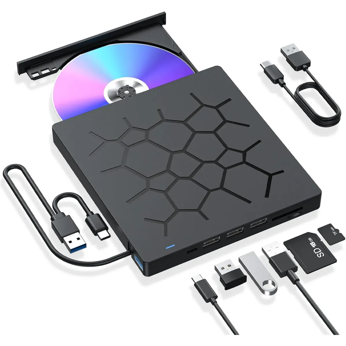 درایو نوری اکسترنال اکستروم مدل Axtrom CD/DVD DRIVE