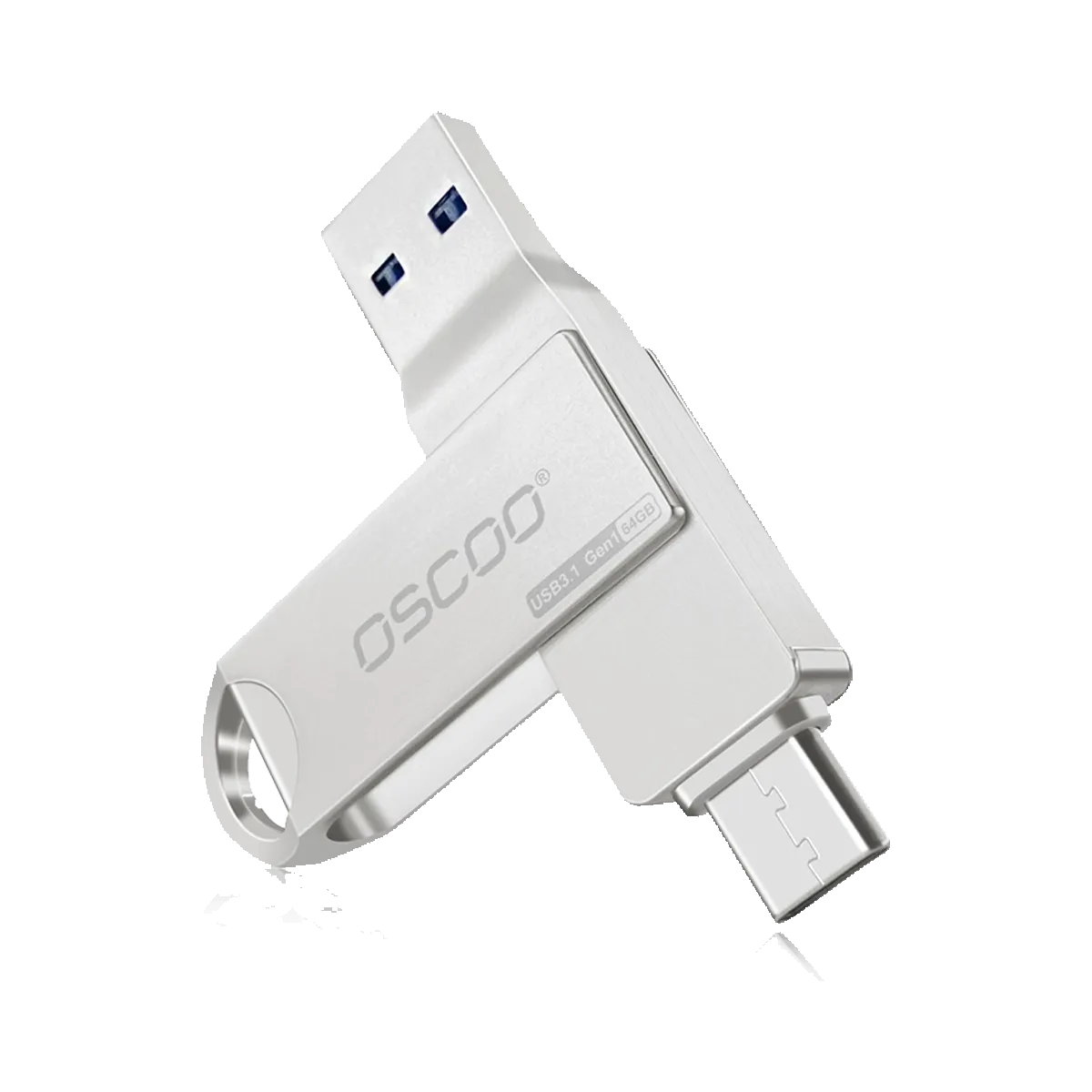 فلش مموری اوسکو مدل OSCOO CU002 OTG USB Flash drive 128GB
