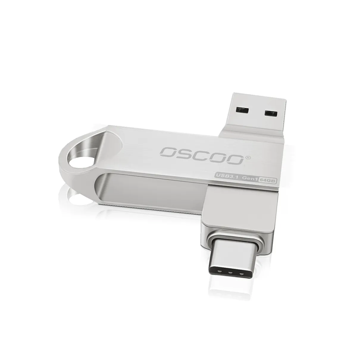 فلش مموری اوسکو مدل OSCOO CU002 OTG USB Flash drive 128GB