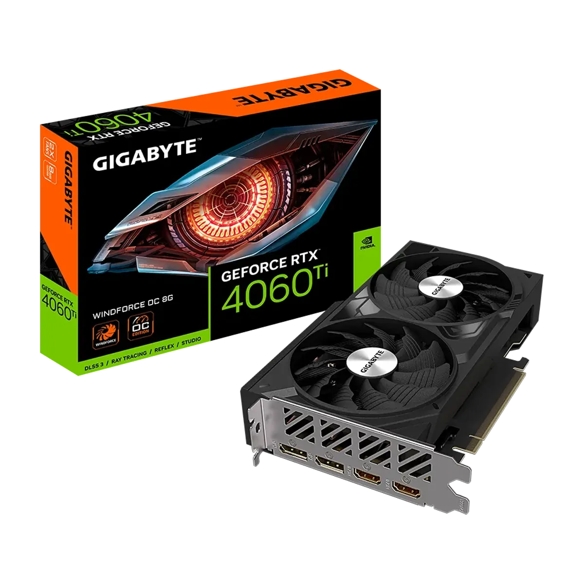 کارت گرافیک گیگابایت GIGABYTE GeForce RTX 4060 Ti WINDFORCE OC 8G