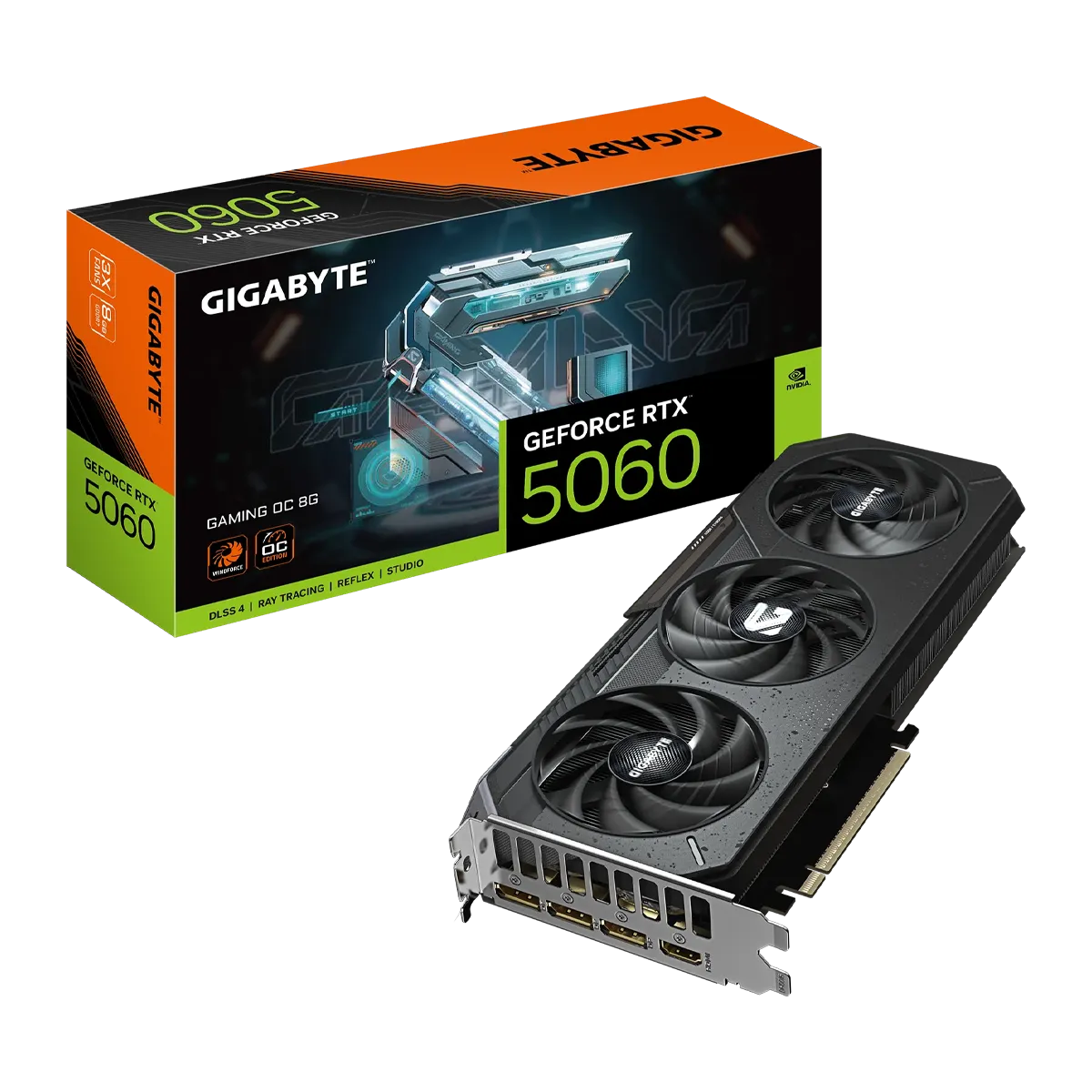 کارت گرافیک گیگابایت مدل GIGABYTE GeForce RTX 5060 GAMING OC 8G