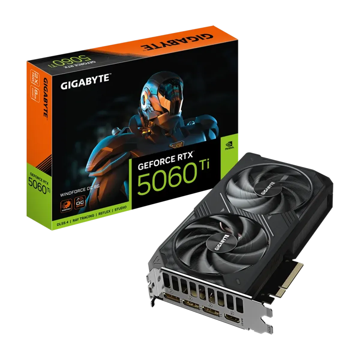 کارت گرافیک گیگابایت مدل GIGABYTE GeForce RTX 5060 Ti WINDFORCE OC 8G