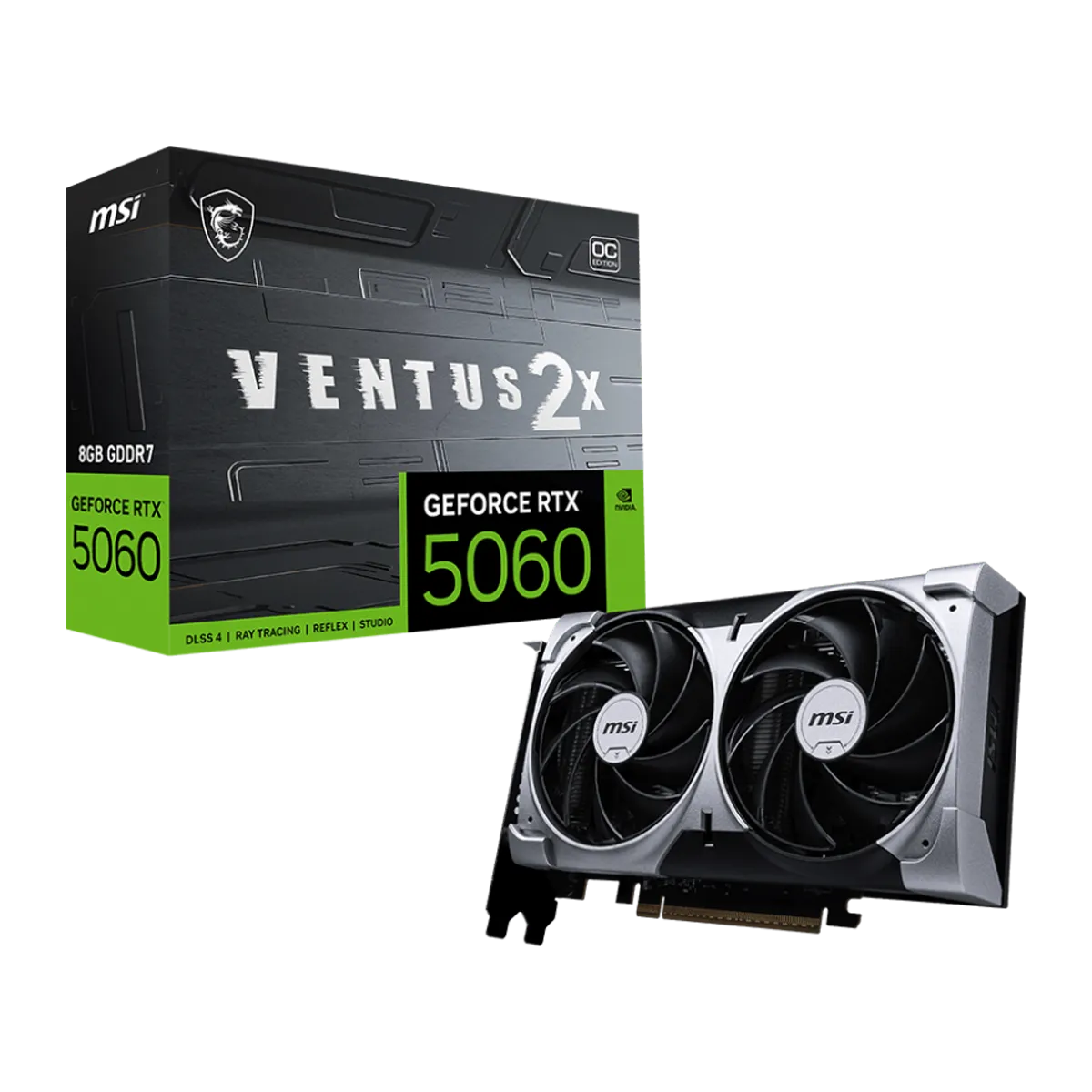 کارت گرافیک ام اس آی مدل MSI Geforce RTX 5060 8G VENTUS 2X OC