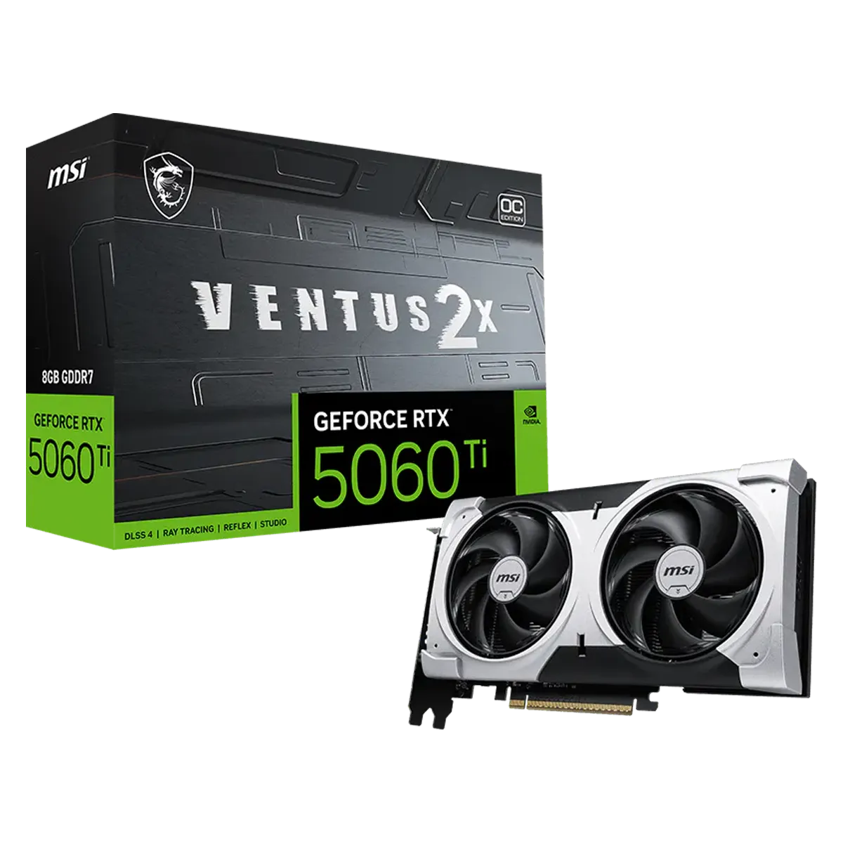کارت گرافیک ام اس آی مدل MSI Geforce RTX 5060 Ti 8G VENTUS 2X OC PLUS