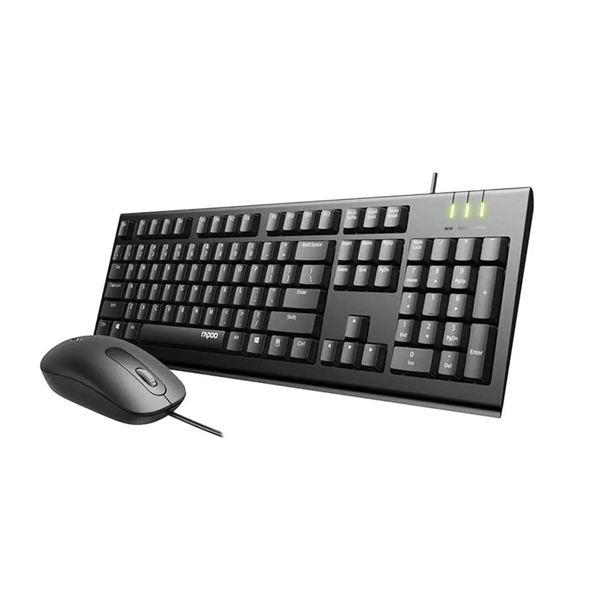 کیبورد و ماوس با سیم رپو مدل Rapoo X125S