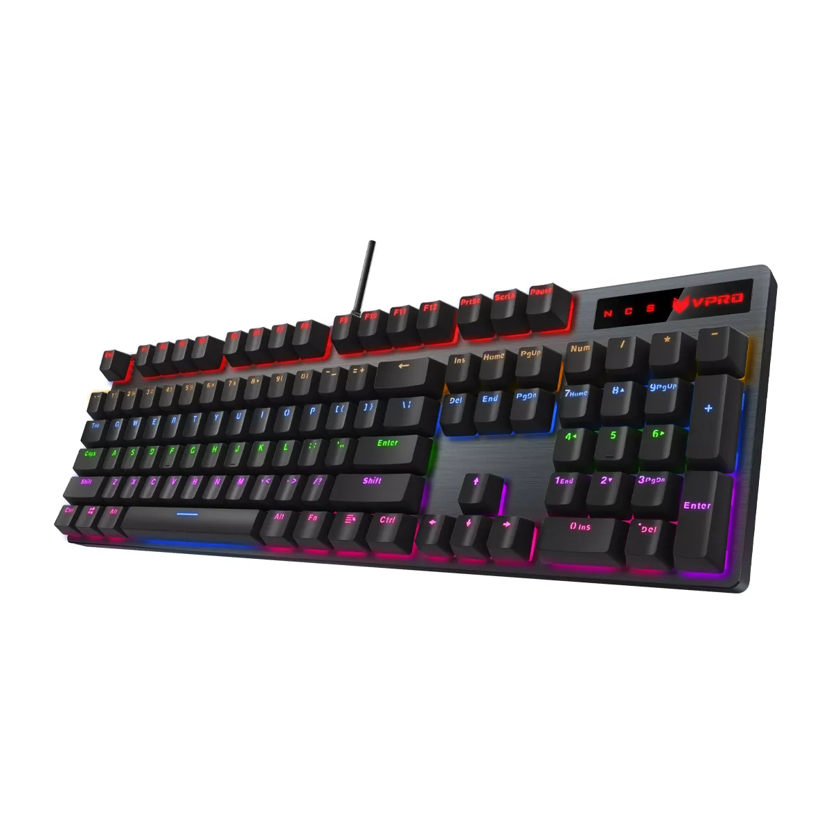 کیبورد گیمینگ با سیم رپو مدل RAPOO V500 PRO