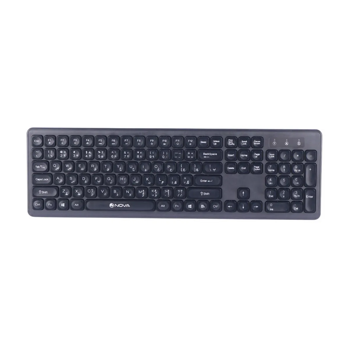 کیبورد و ماوس بی سیم نوا مدل NOVA NKM-1401WL