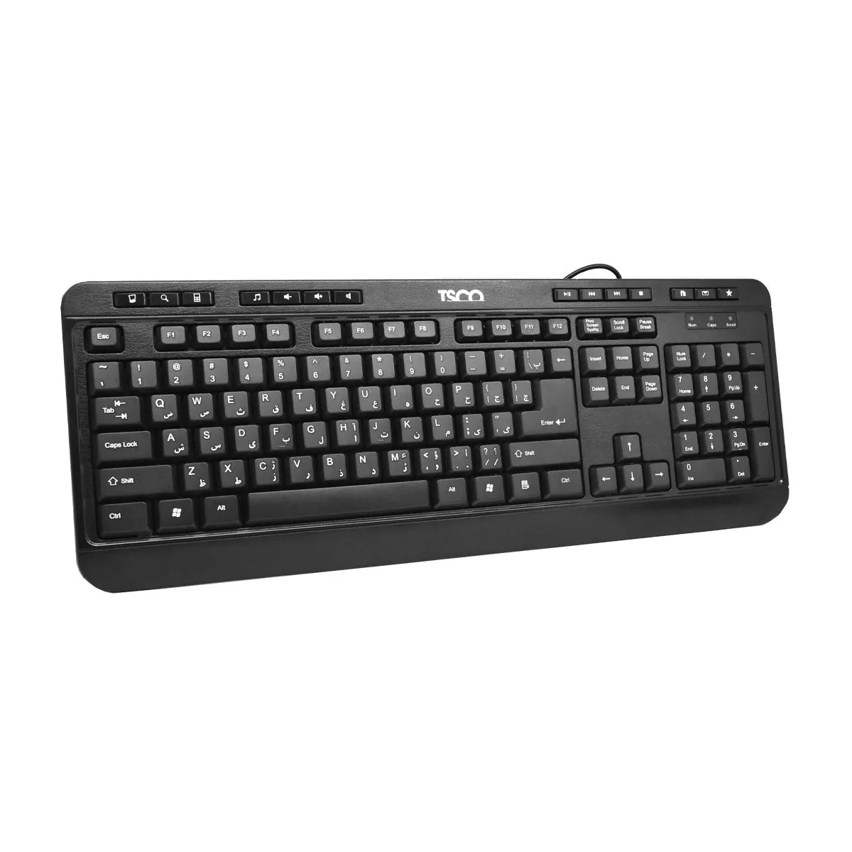 کیبورد و ماوس با سیم تسکو مدل TSCO TKM 8052