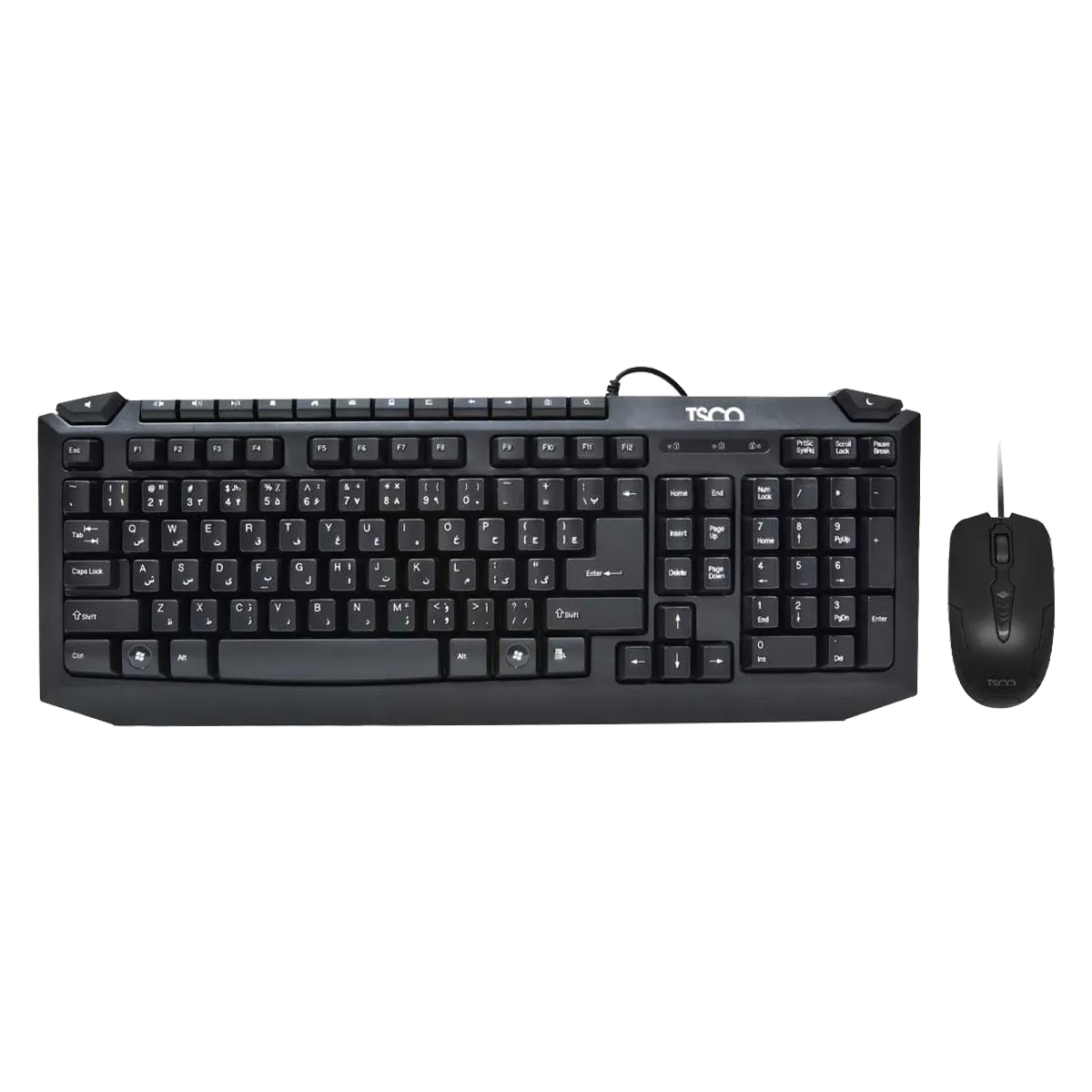 کیبورد و ماوس با سیم تسکو مدل TSCO TKM 8054N