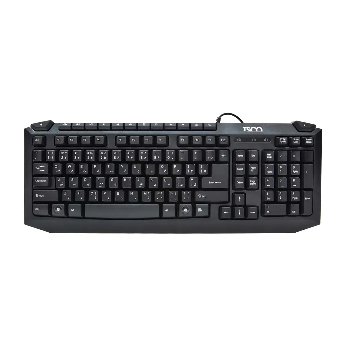 کیبورد و ماوس با سیم تسکو مدل TSCO TKM 8054N