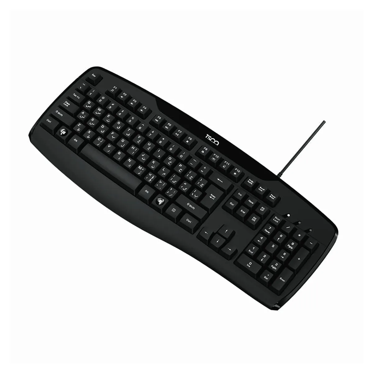 کیبورد با سیم تسکو مدل TSCO TK 8043
