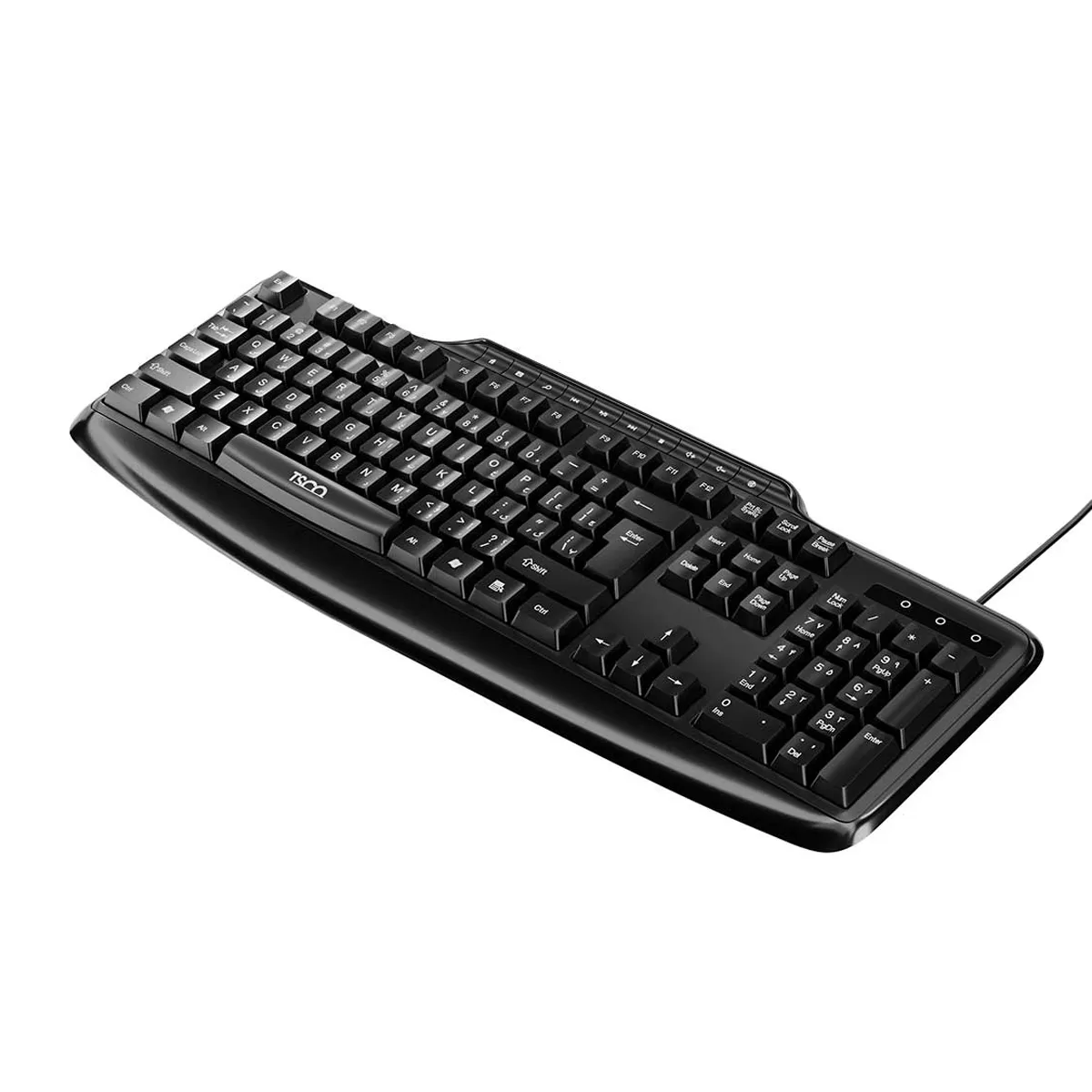 کیبورد با سیم تسکو مدل TSCO TK 8048