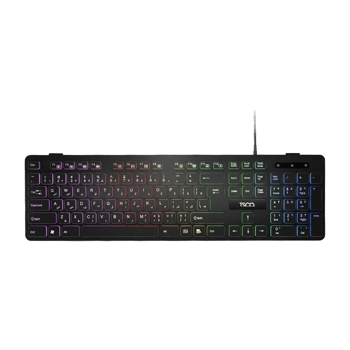 کیبورد با سیم تسکو مدل TSCO TK 8049