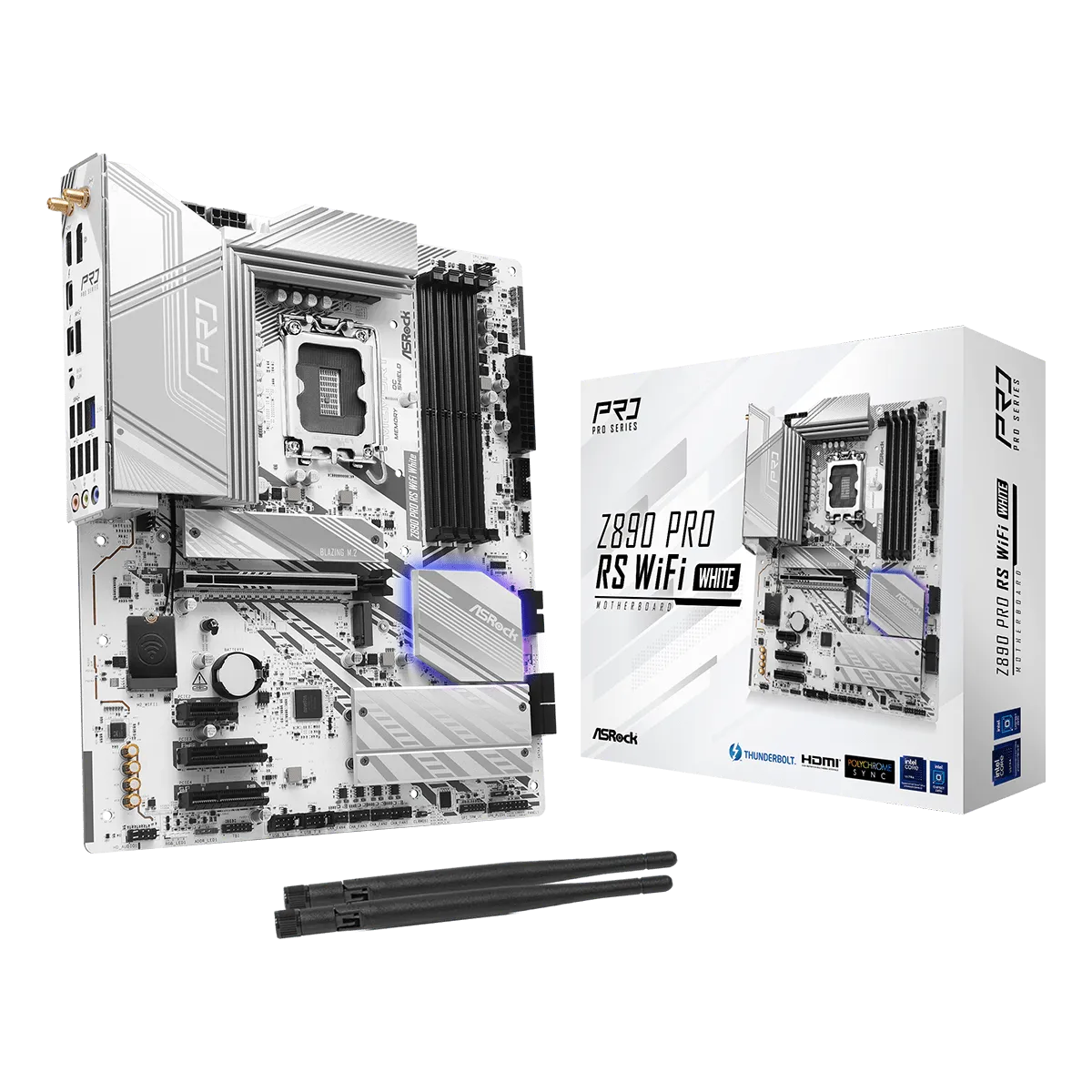 مادربرد ازراک مدل ASRock Z890 PRO RS WIFI WHITE