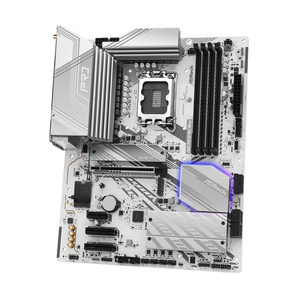 مادربرد ازراک مدل ASRock Z890 PRO RS WIFI WHITE