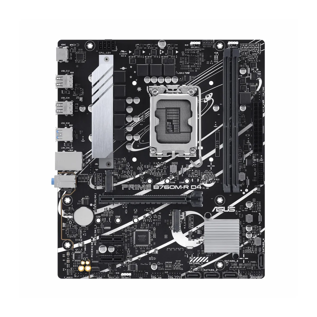 مادربرد ایسوس مدل ASUS PRIME B760M-R D4