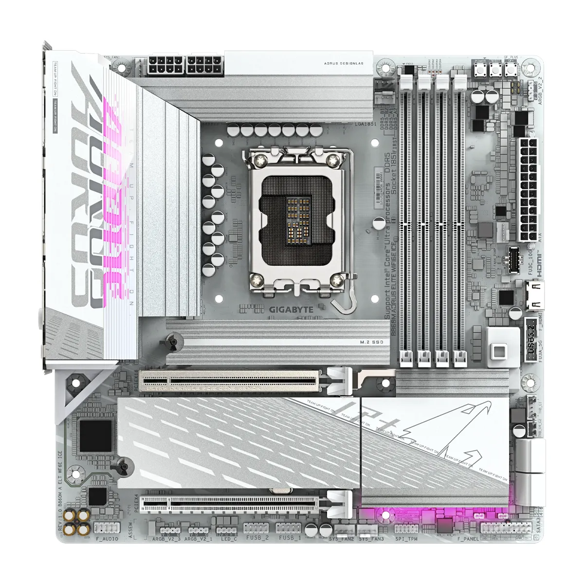 مادربرد گیگابایت مدل GIGABYTE B860M AORUS ELITE WIFI6E ICE