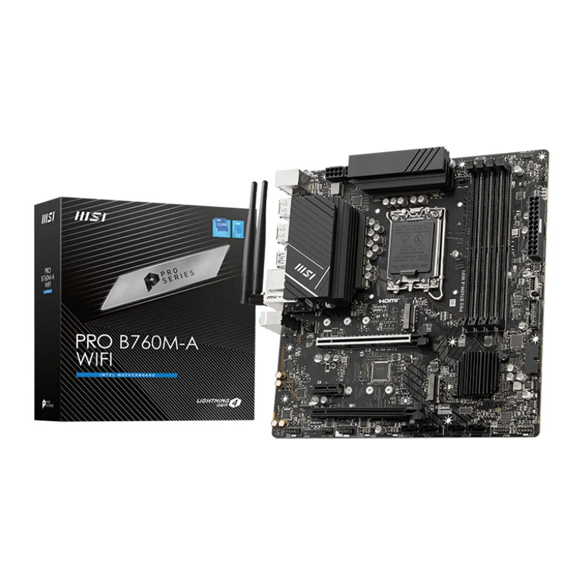 مادربرد ام اس ای مدل MSI PRO B760M-A WIFI