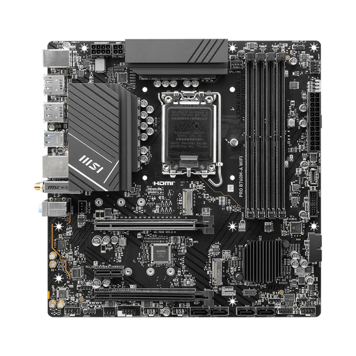 مادربرد ام اس ای مدل MSI PRO B760M-A WIFI