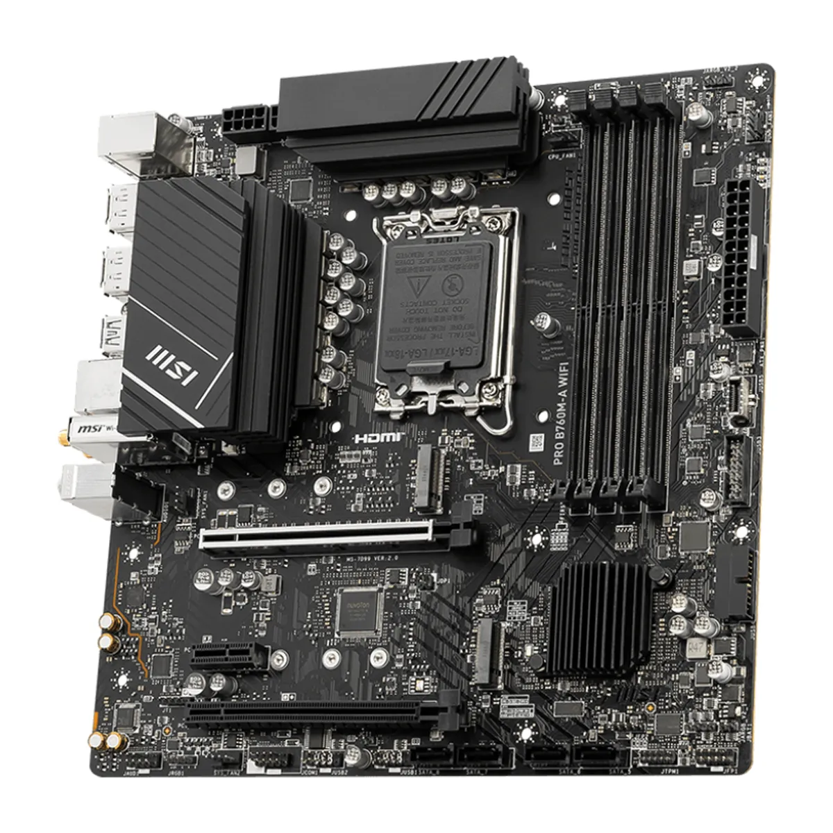 مادربرد ام اس ای مدل MSI PRO B760M-A WIFI