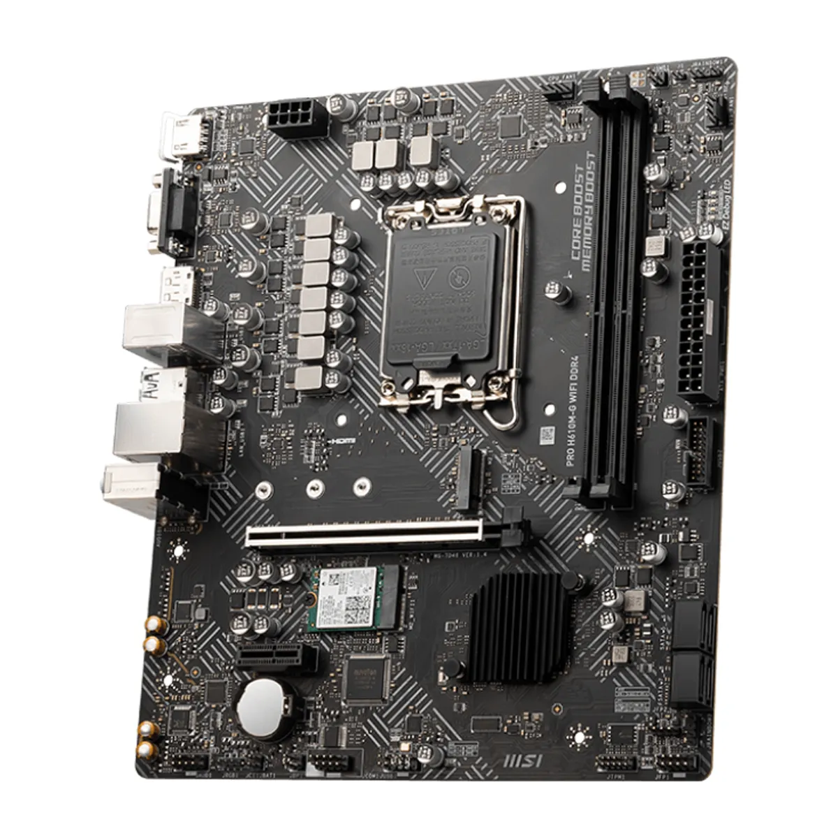 مادربرد ام اس ای مدل MSI PRO H610M-G WIFI DDR4